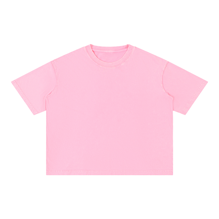 Mineral Wash Boxy Cotton T-Shirt