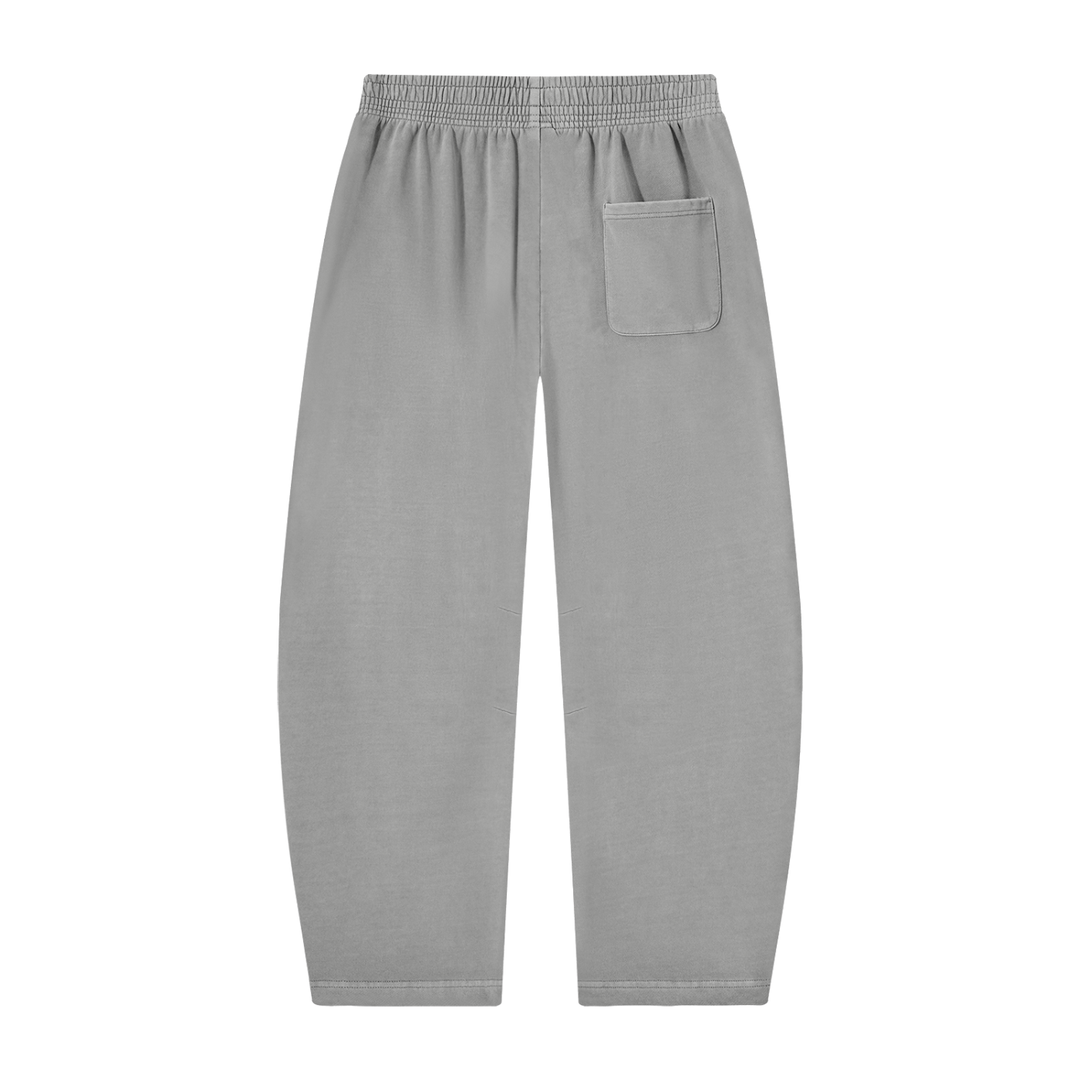 Unisex Vintage Washed Barrel Leg Sweatpants