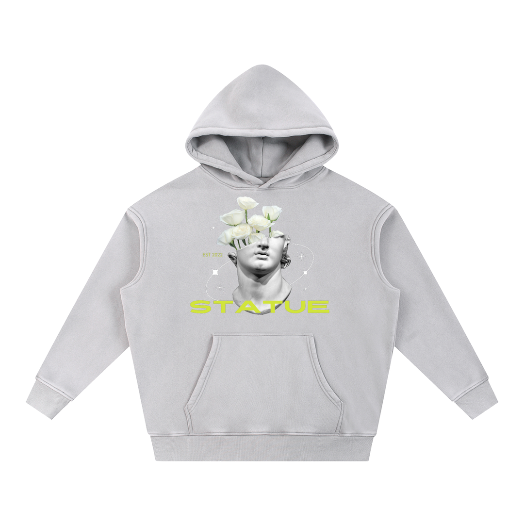 Snow Wash Fleece Oversize Hoodie