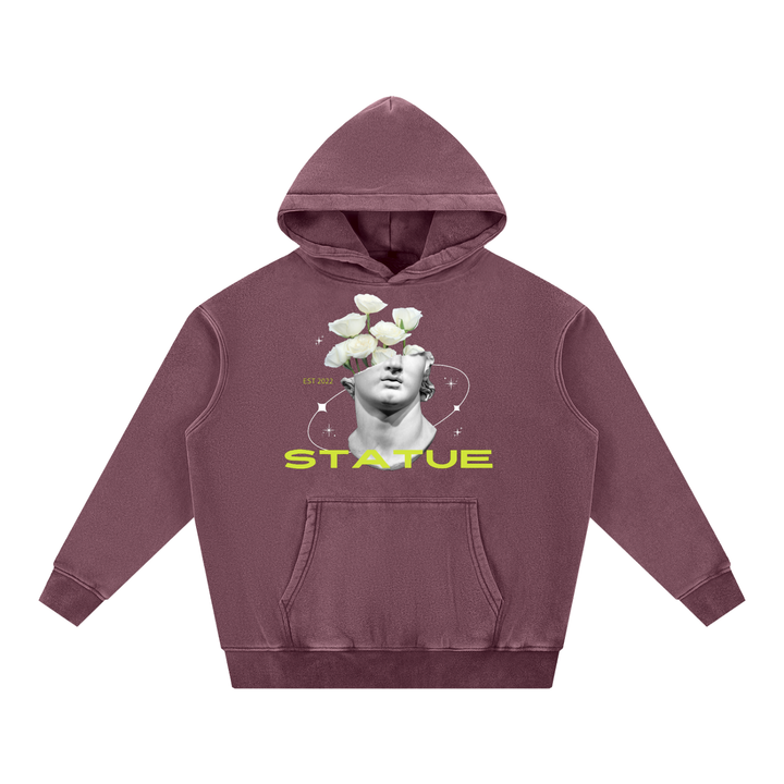 Snow Wash Fleece Oversize Hoodie