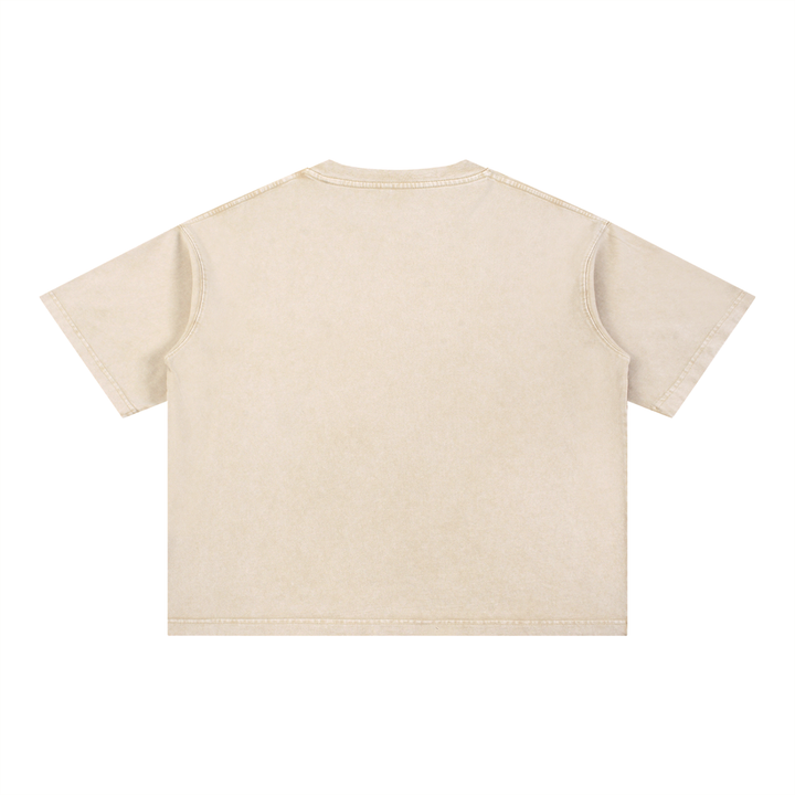 Mineral Wash Boxy Cotton T-Shirt