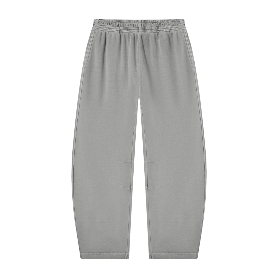Unisex Vintage Washed Barrel Leg Sweatpants
