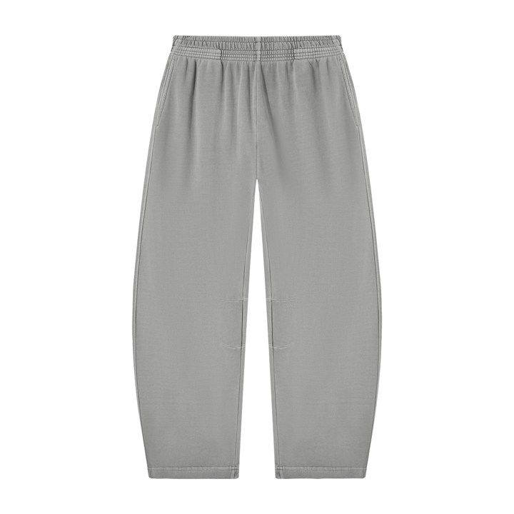 Unisex Vintage Washed Barrel Leg Sweatpants