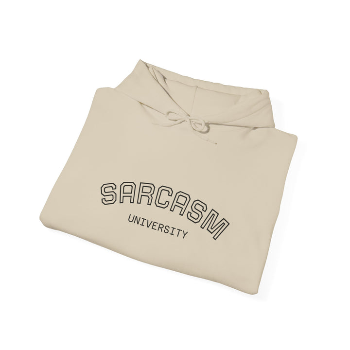 Sarcasm University Hoodie — Funny College Style Pullover