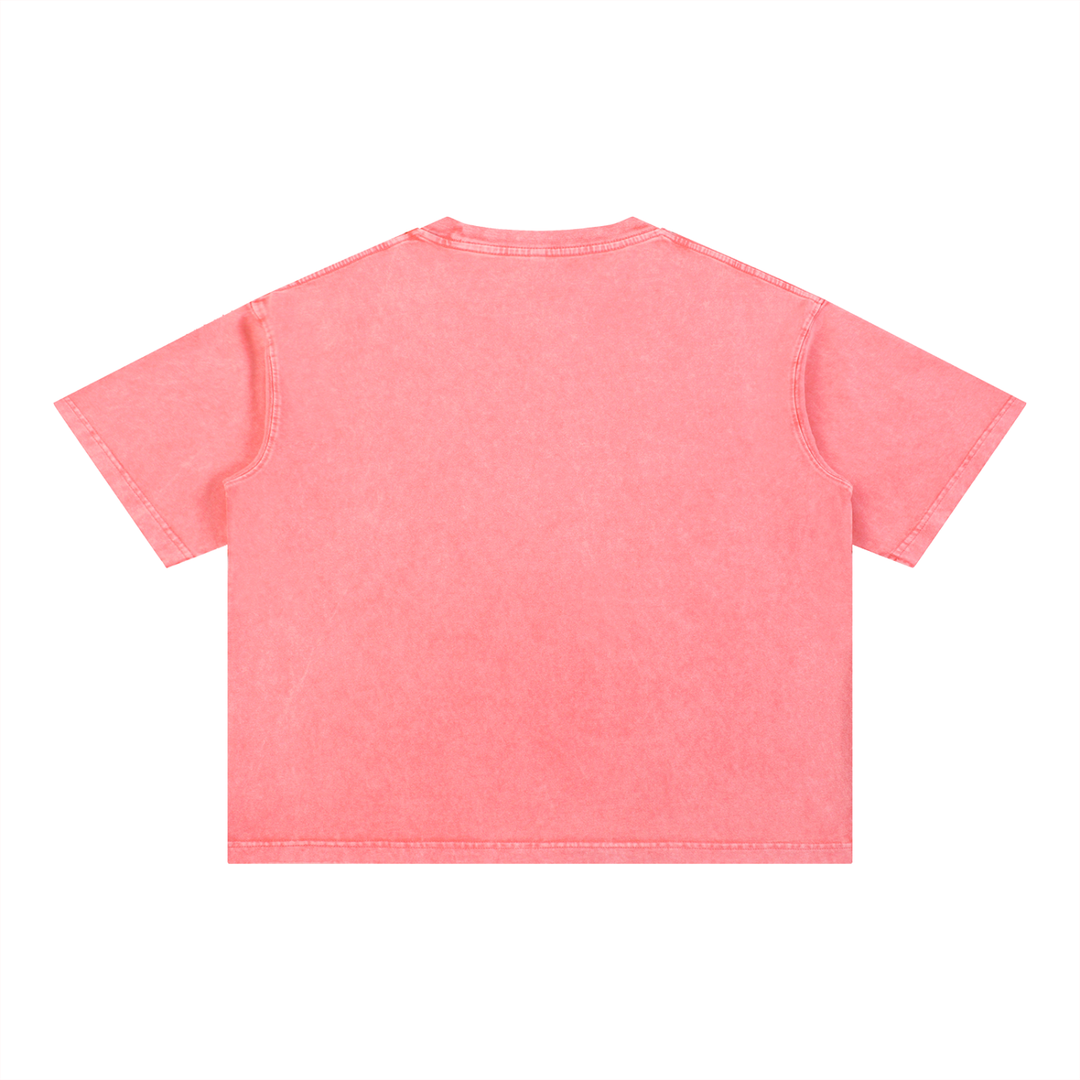 Mineral Wash Boxy Cotton T-Shirt