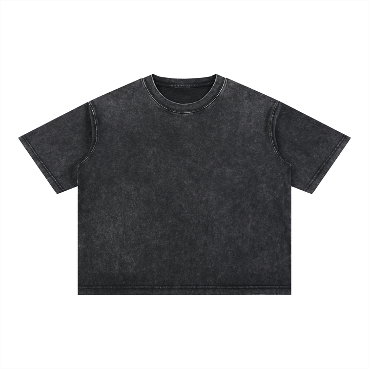 Mineral Wash Boxy Cotton T-Shirt