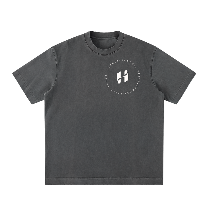 Heavyweight Vintage Washed Frayed T-Shirt