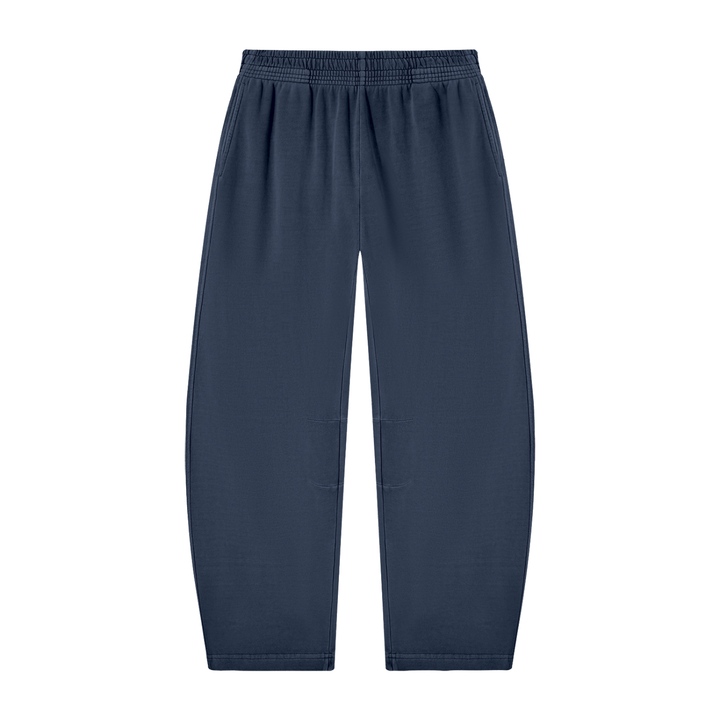 Unisex Vintage Washed Barrel Leg Sweatpants