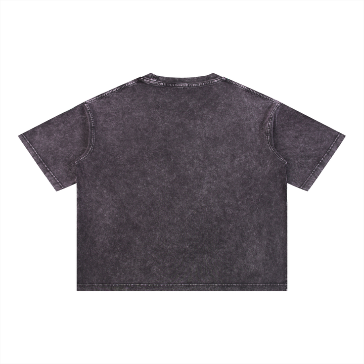 Mineral Wash Boxy Cotton T-Shirt