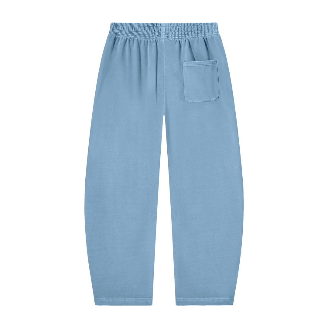 Unisex Vintage Washed Barrel Leg Sweatpants