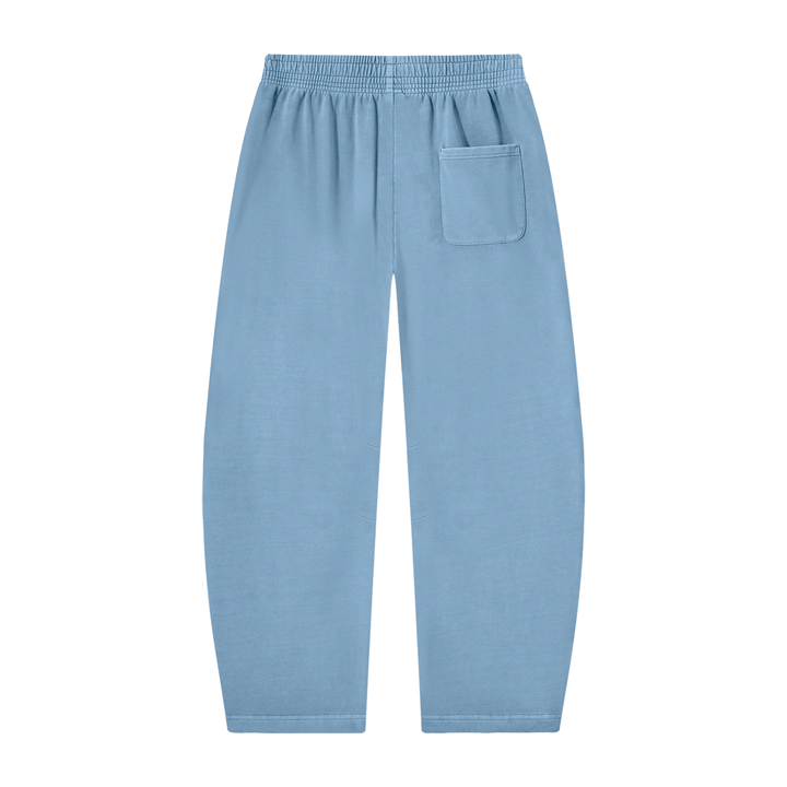 Unisex Vintage Washed Barrel Leg Sweatpants