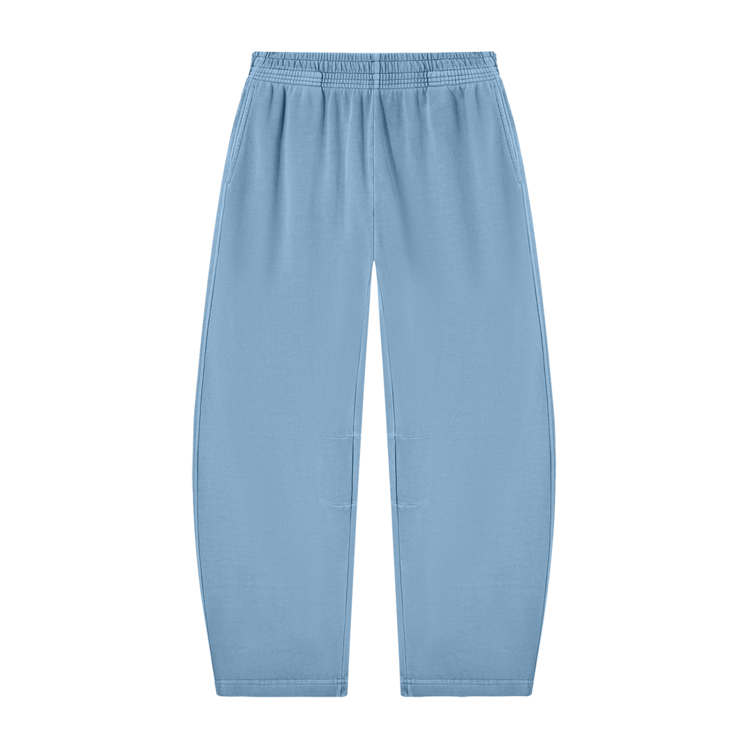 Unisex Vintage Washed Barrel Leg Sweatpants