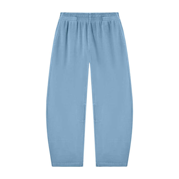 Unisex Vintage Washed Barrel Leg Sweatpants