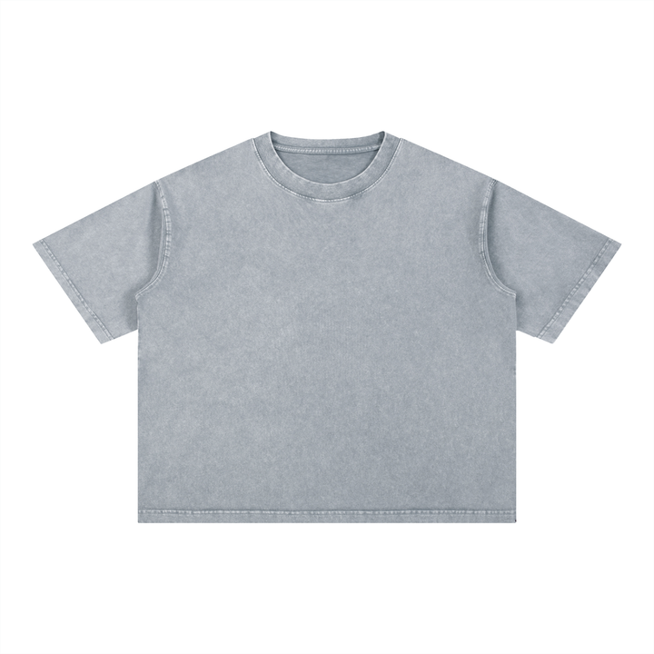 Mineral Wash Boxy Cotton T-Shirt