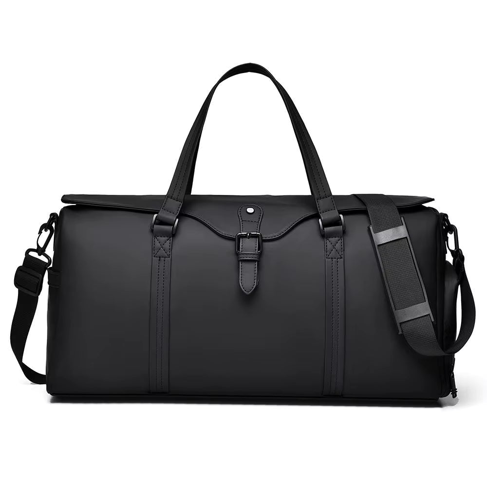 Men’s Premium Waterproof Duffel Bag – Large Capacity Travel & Gym Weekender with Shoe Compartment | Luxury Outdoor Fitness Bag