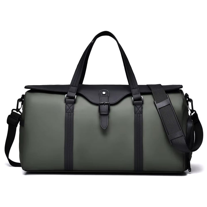 Men’s Premium Waterproof Duffel Bag – Large Capacity Travel & Gym Weekender with Shoe Compartment | Luxury Outdoor Fitness Bag