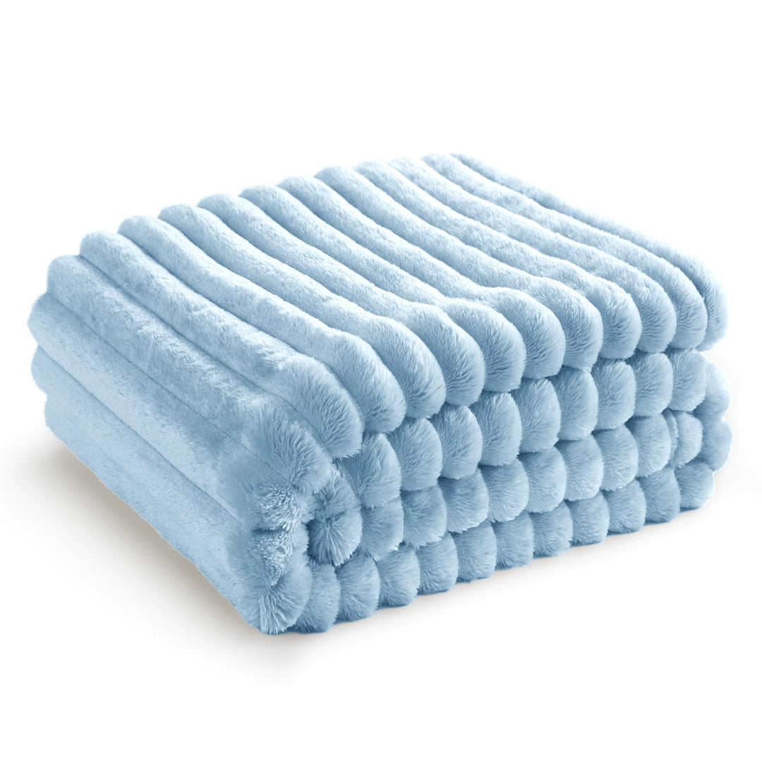 Bedsure White Throw Blanket for Couch Super Soft Cozy Blankets