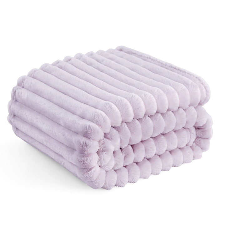 Bedsure White Throw Blanket for Couch Super Soft Cozy Blankets