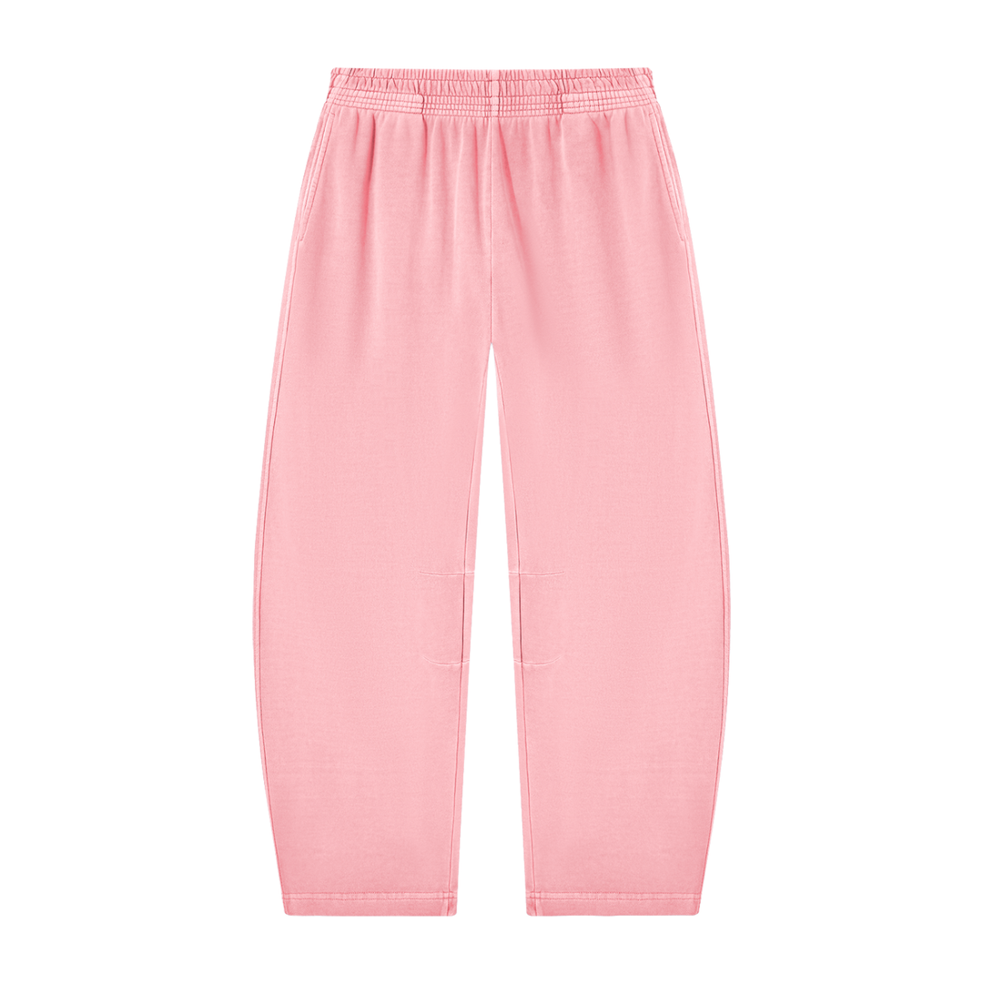 Unisex Vintage Washed Barrel Leg Sweatpants