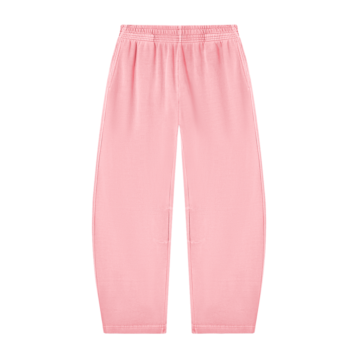 Unisex Vintage Washed Barrel Leg Sweatpants