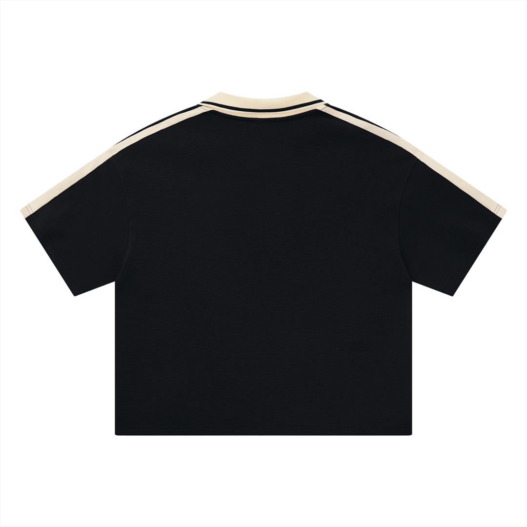 Unisex Color Block Polo Shirt