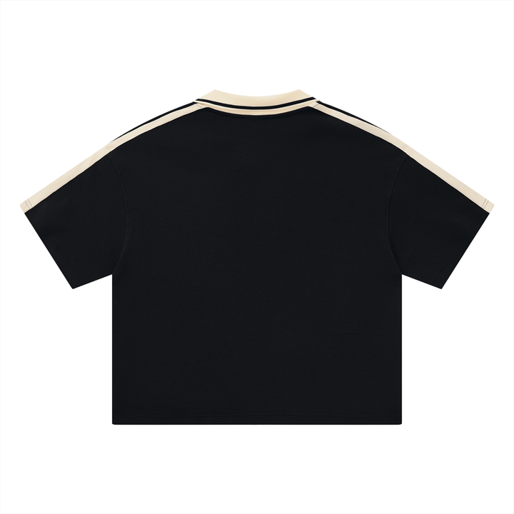 Unisex Color Block Polo Shirt
