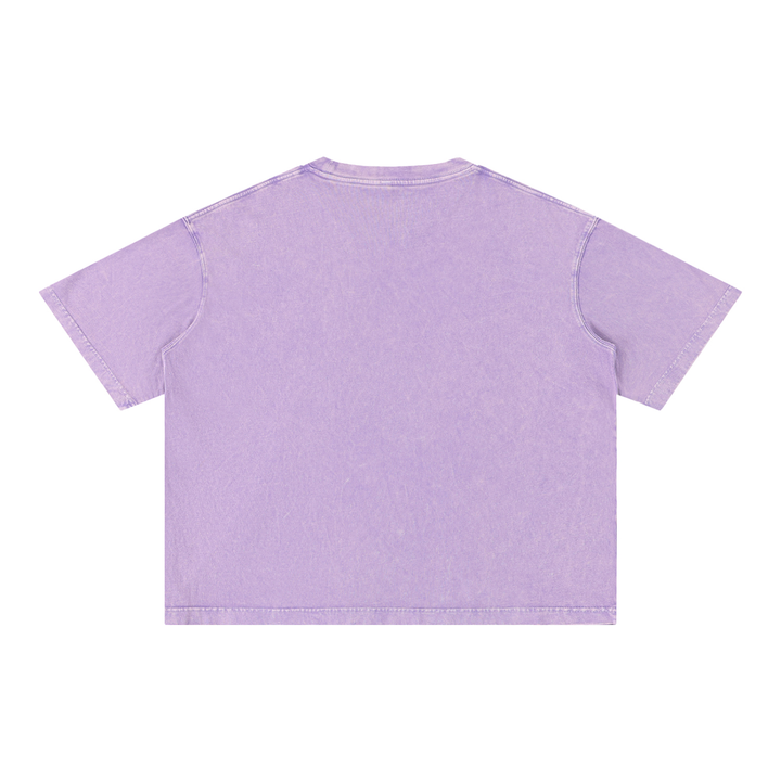 Mineral Wash Boxy Cotton T-Shirt