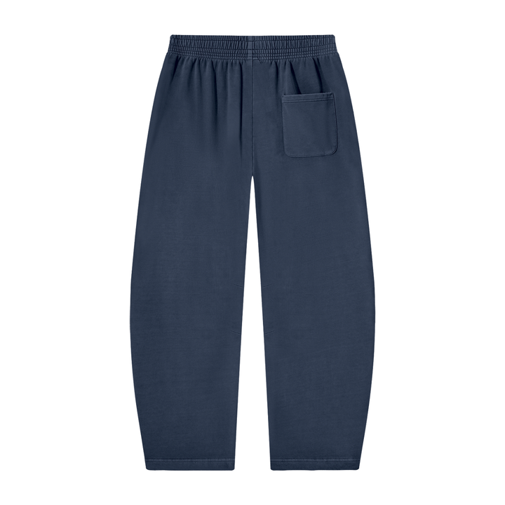 Unisex Vintage Washed Barrel Leg Sweatpants