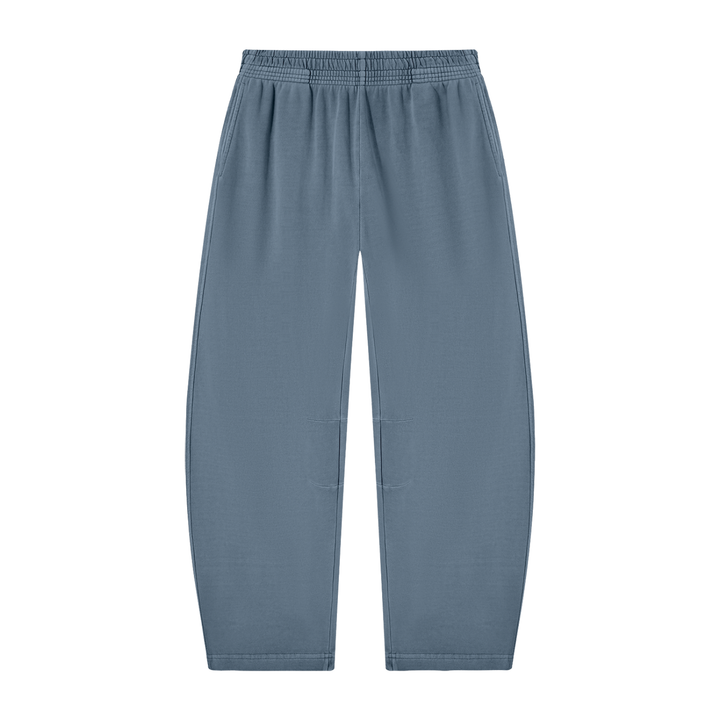 Unisex Vintage Washed Barrel Leg Sweatpants