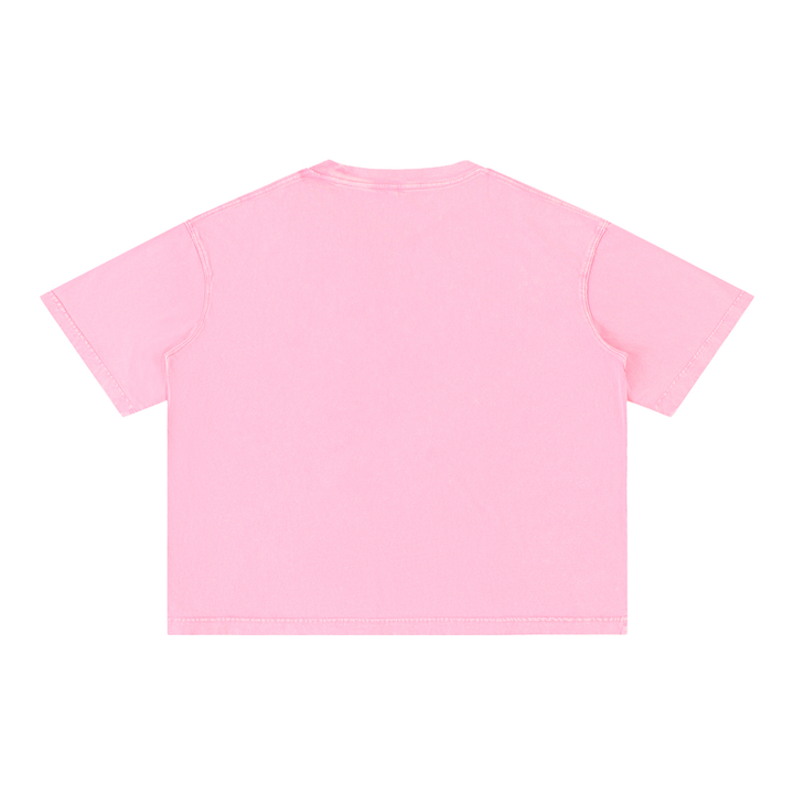 Mineral Wash Boxy Cotton T-Shirt