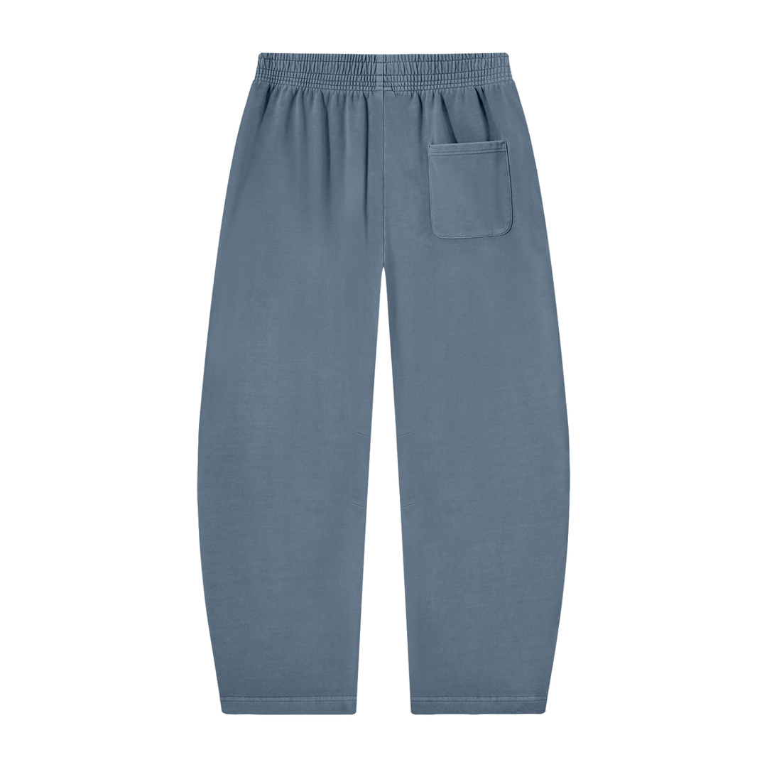 Unisex Vintage Washed Barrel Leg Sweatpants