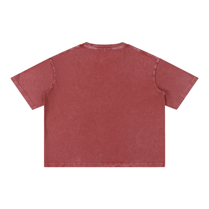 Mineral Wash Boxy Cotton T-Shirt