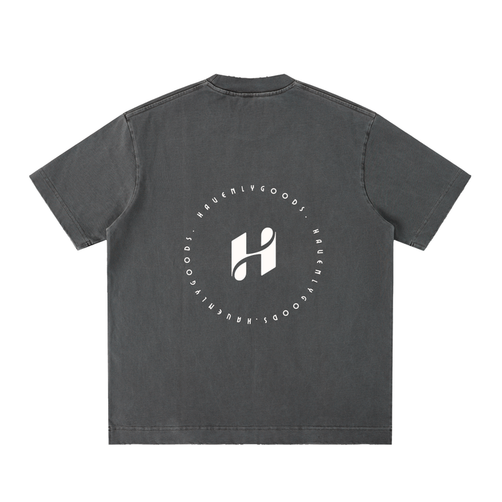 Heavyweight Vintage Washed Frayed T-Shirt