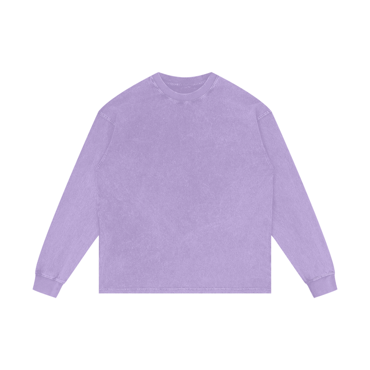 Acid Wash Oversize Long Sleeve T-Shirt