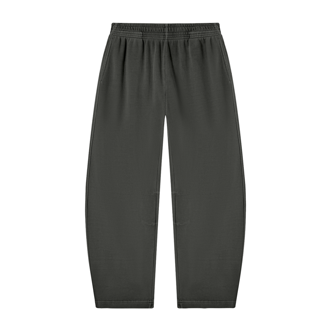 Unisex Vintage Washed Barrel Leg Sweatpants
